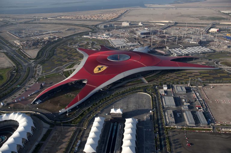 Ferrari World Abu Dhabi Aerial View