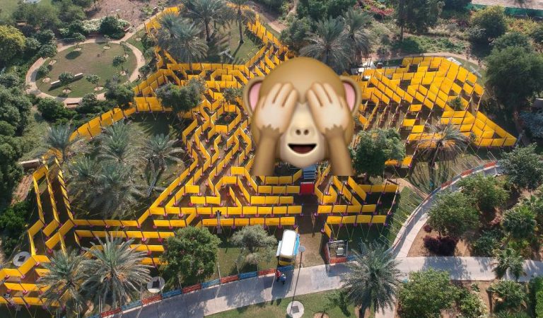 Get Yourselves Lost In Stretches At This Massive Web Of Paths And Wedges