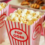 Outdoor Cinema with popcorn