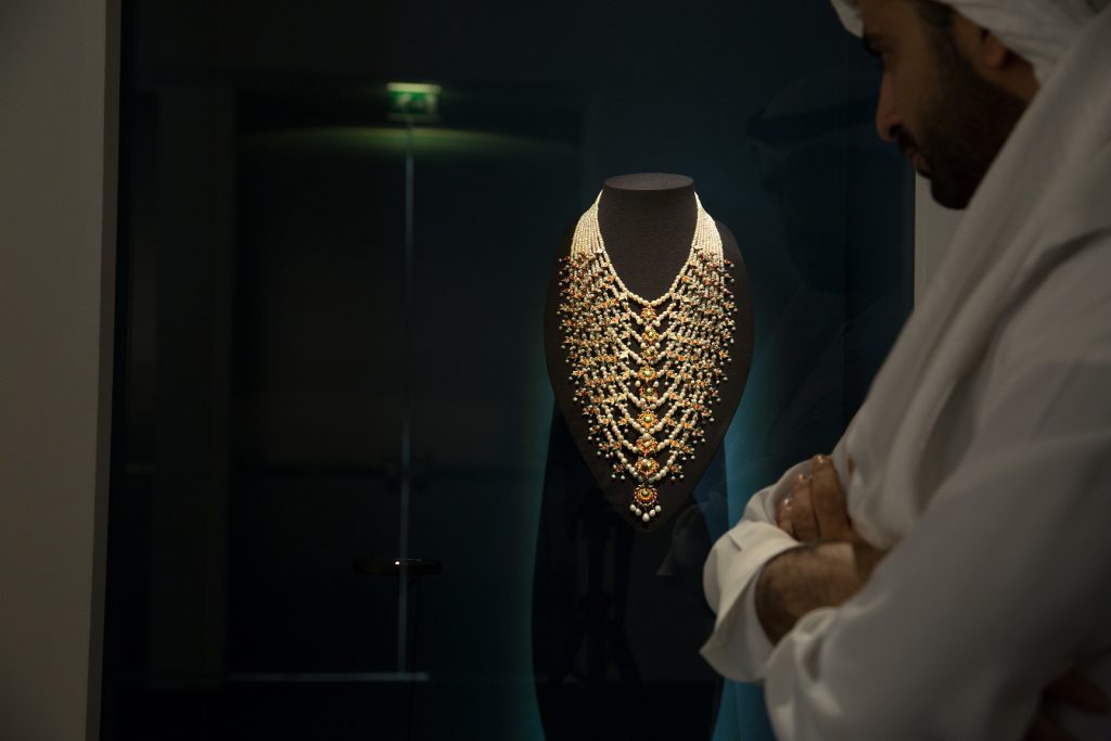 Golden Necklace at the Louvre Abu Dhabi