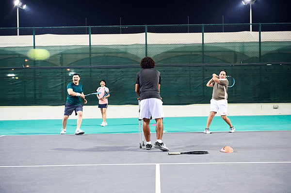 Zayed Sports City Tennis Game