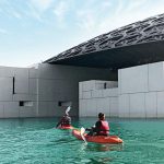 Kayaking at the Louvre Abu Dhabi