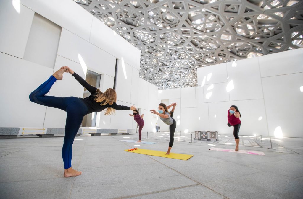 Yoga at Louvre Abu Dhabi