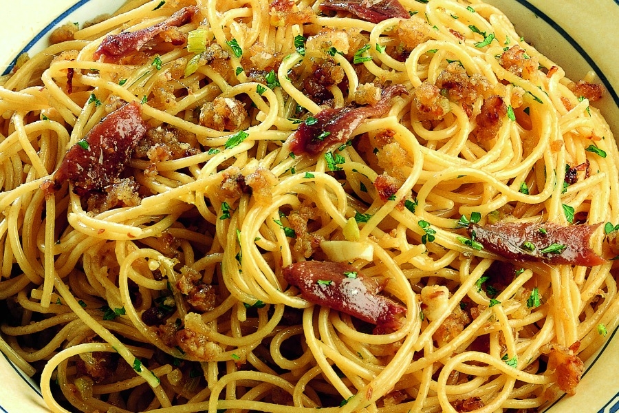 Spaghetti with Anchioves