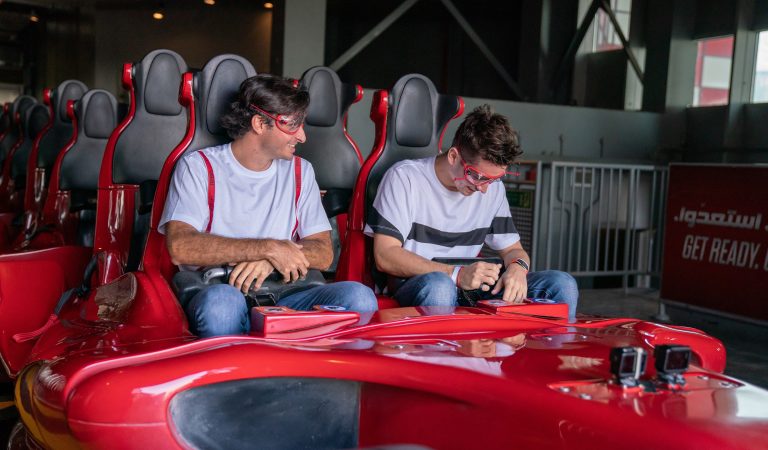 Formula 1 racers surprised Ferrari World Abu Dhabi