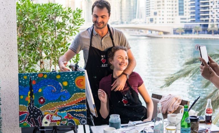 We Love Art Returns to Abu Dhabi With An Exciting Paint & Grape Experience