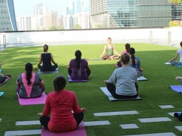 COMPLIMENTARY YOGA CLASSES AT THE GALLERIA AL MARYAH ISLAND ARE HERE TO STAY…