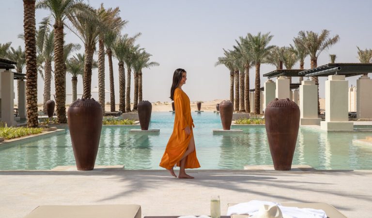 An exclusive spa and pool day in the rolling dunes of Al Wathba