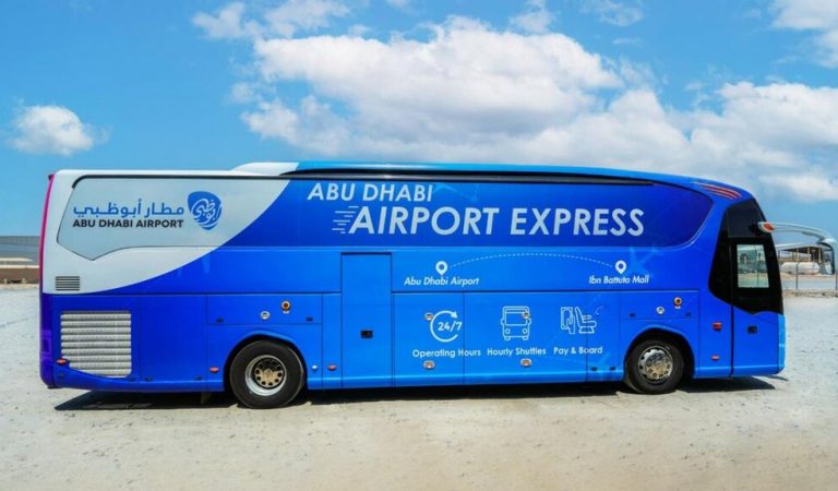 Abu Dhabi airport has a new bus service for Dubai passengers