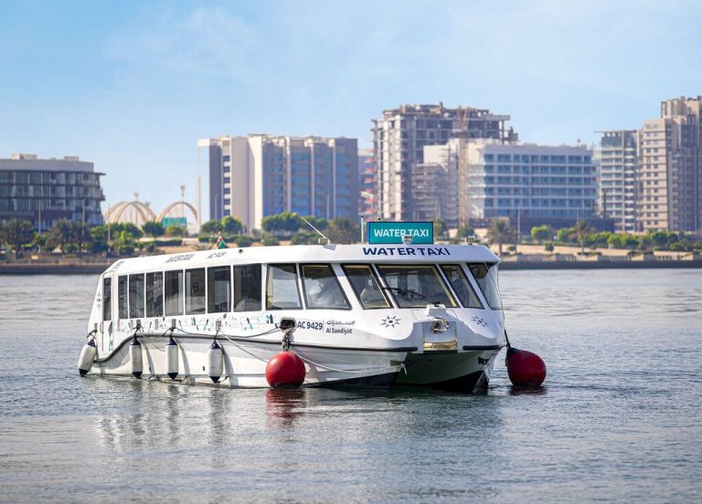 Water Taxi service in Abu Dhabi
