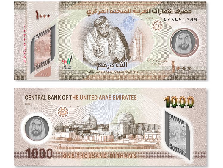 AED 1000 banknote