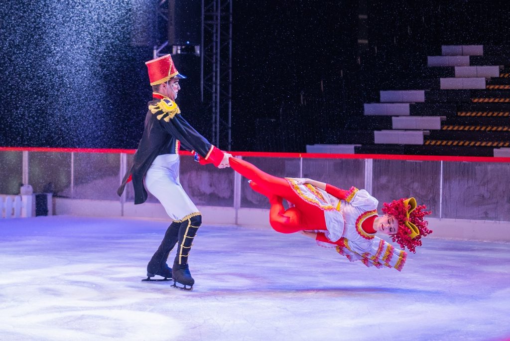 Ice-skating spectacle at Ferrari World Abu Dhabi