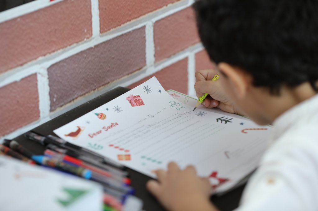 Letters to Santa Clause at The Galleria Al Maryah Island