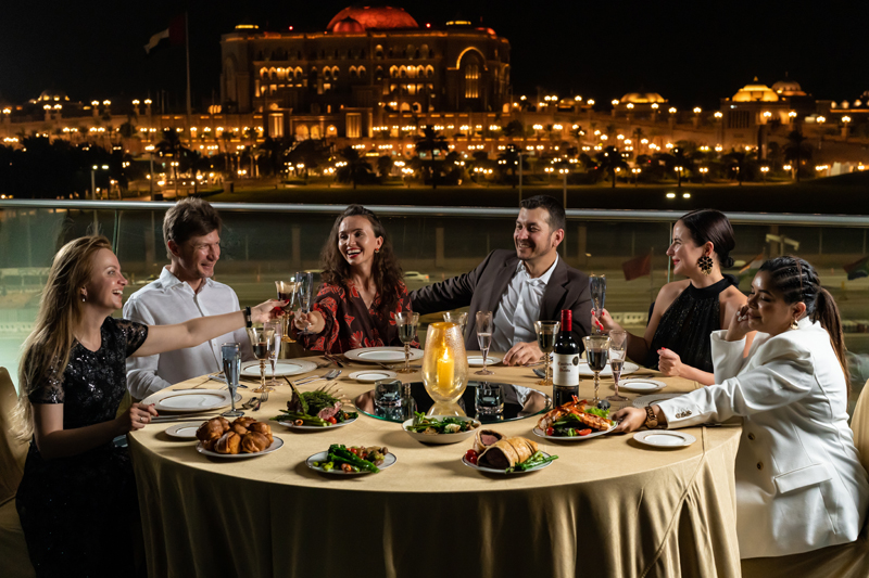 New Year's Eve celebration at Grand Hyatt Abu Dhabi