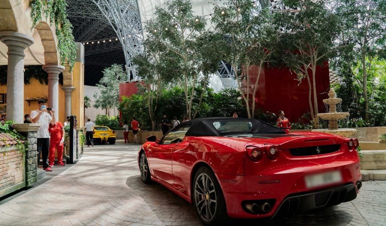 There’s a Ferrari car parade happening in Abu Dhabi