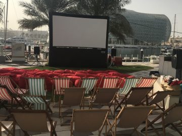 Weekend in Abu Dhabi with movies at Yas Marina