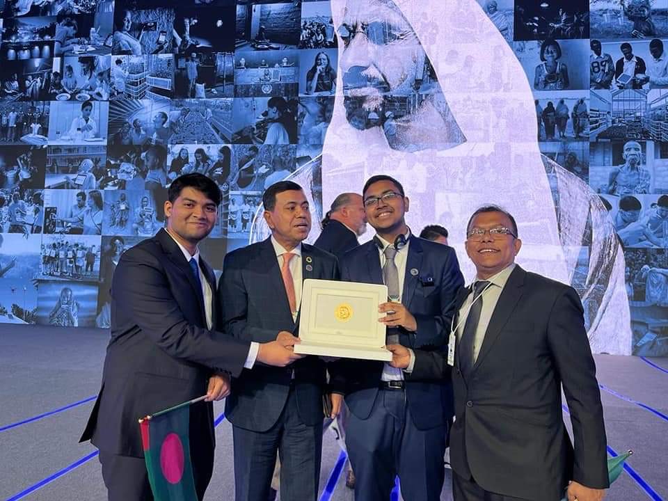 Students from Bangladesh win the Zayed Sustainability Award