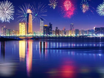 Fireworks in Abu Dhabi