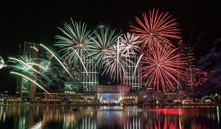 A Police Parade, Fireworks And More… On Al Maryah Island