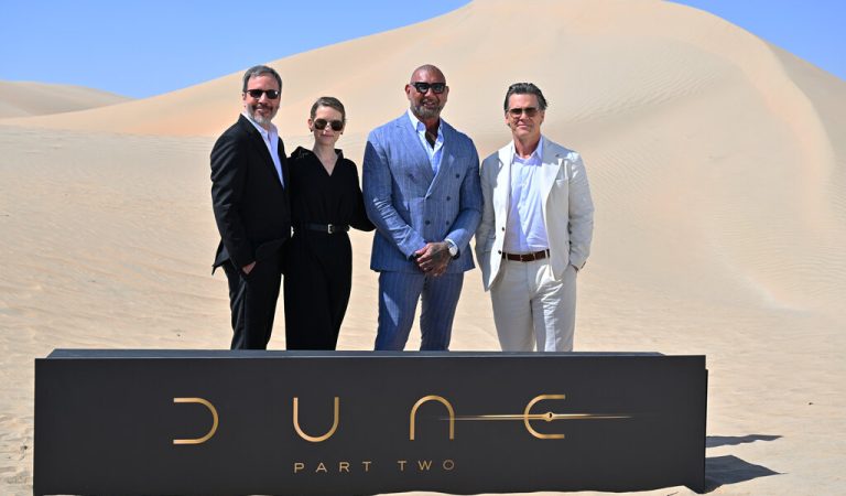 Dune: Part Two Filmmakers and Stars Visit Abu Dhabi Desert