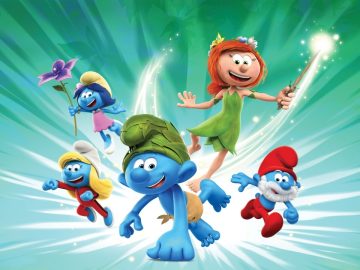 The Smurfs at The Galleria Al Maryah Island
